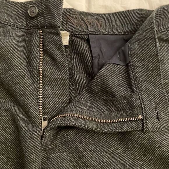 Old Navy Charcoal Gray Cotton Dress Pants Men's Size 38x32 Career - Picture 8 of 12